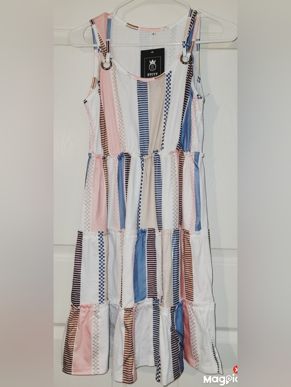 ETCYY Small Sundress 2026 Vacation Swimsuit Cover Ups Boho Floral Beach Tank...